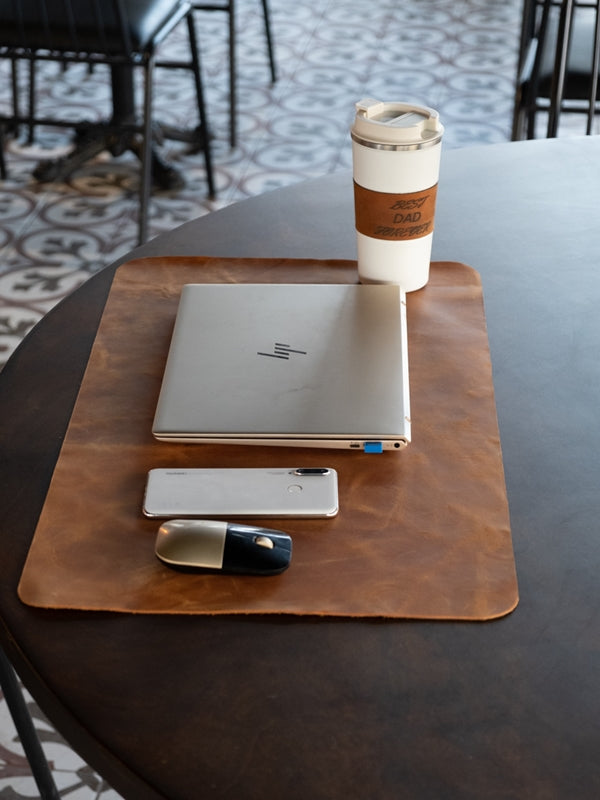 Personalized Leather Desk Pad