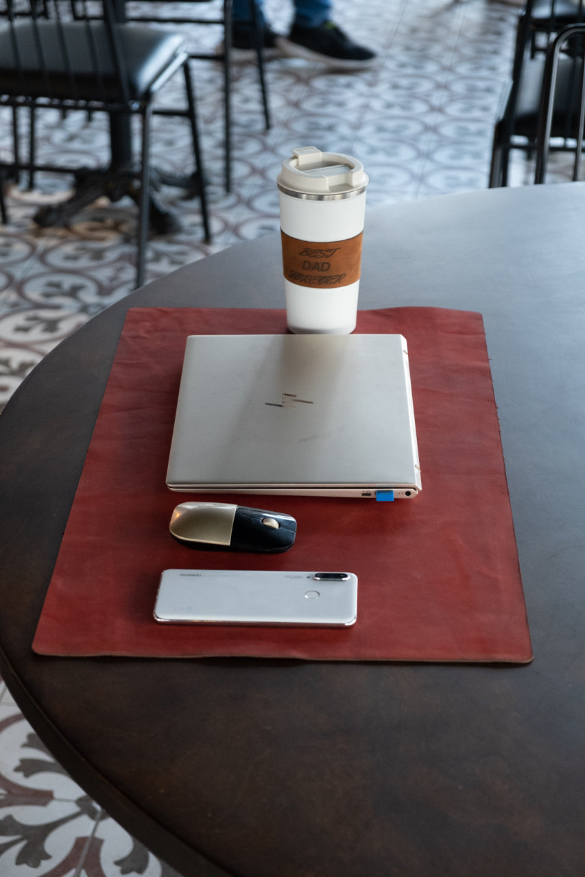 Personalized Leather Desk Pad