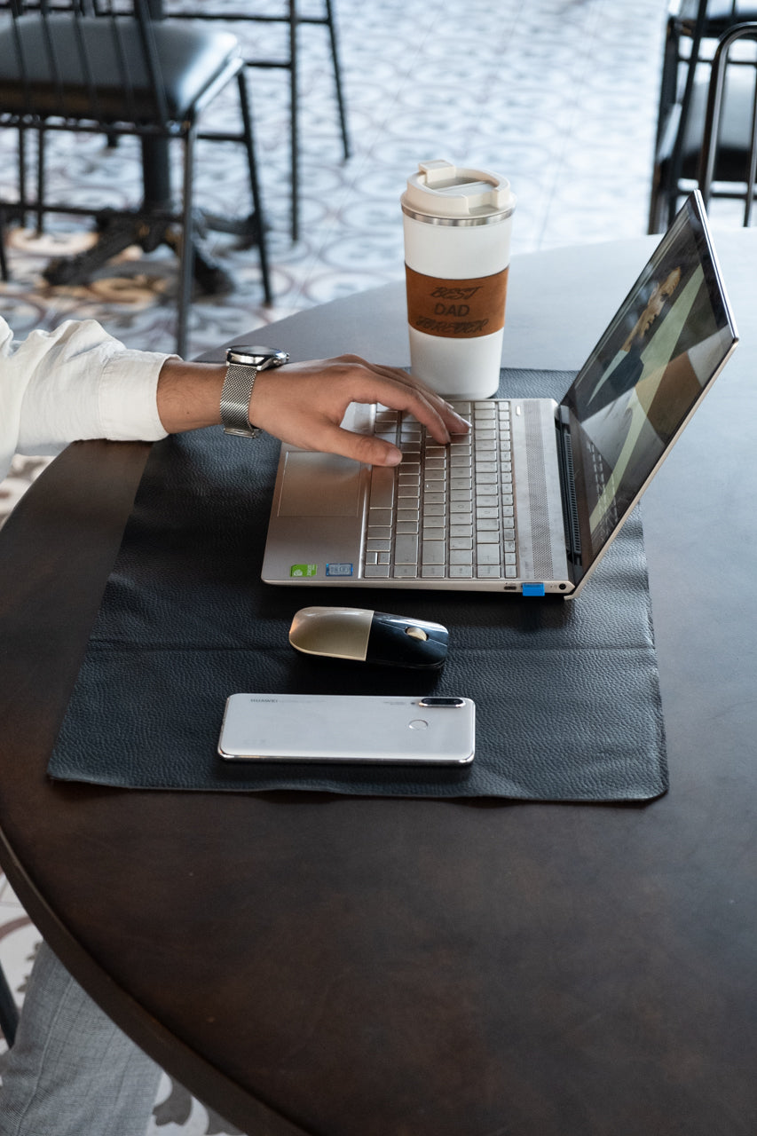 Personalized Leather Desk Pad