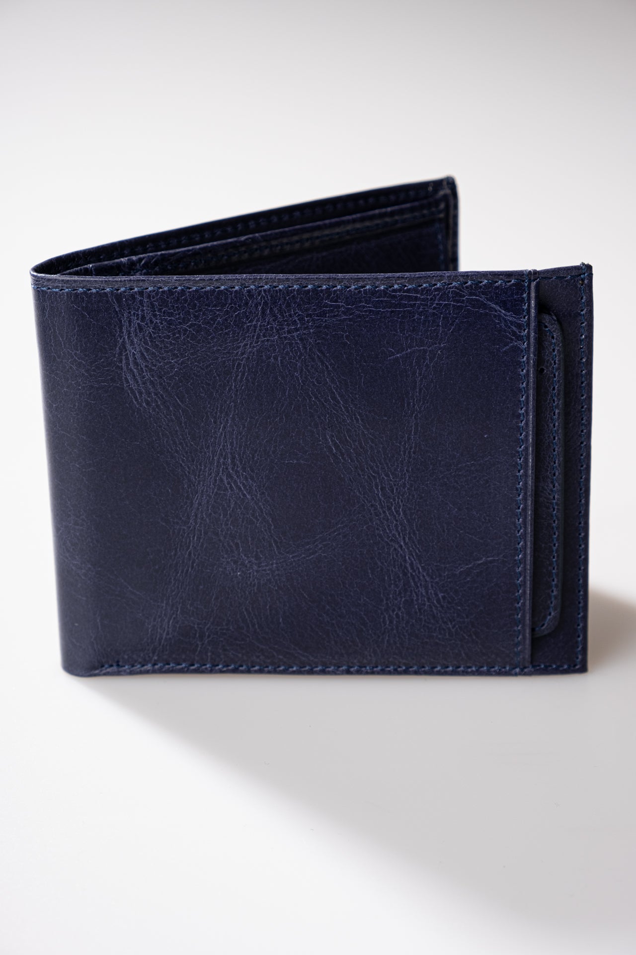 Miss Checker Slim Mens Wallet Minimalist Bifold Wallet Leather
